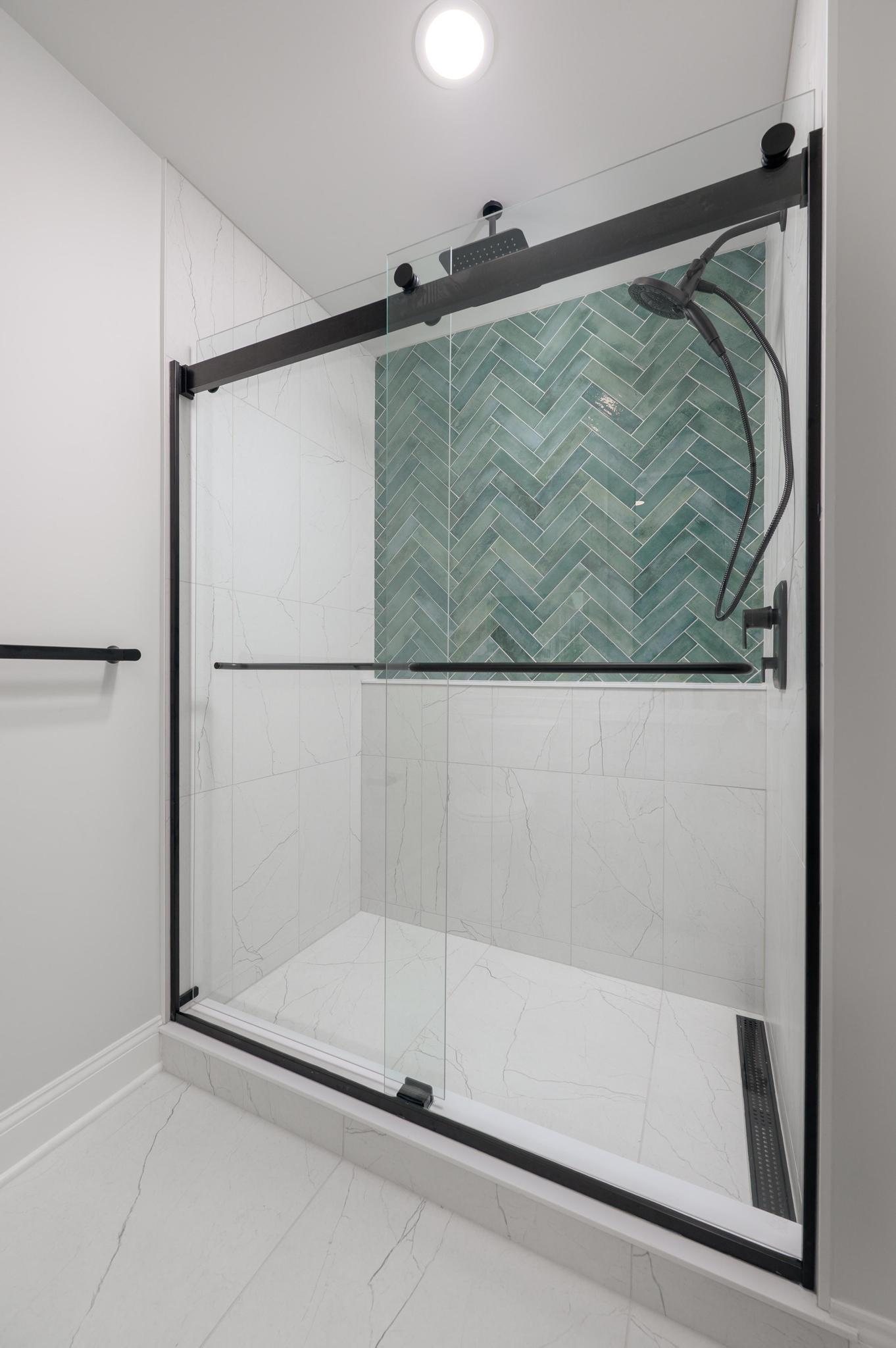 7 E Crystal Lake Shower Tile Detail